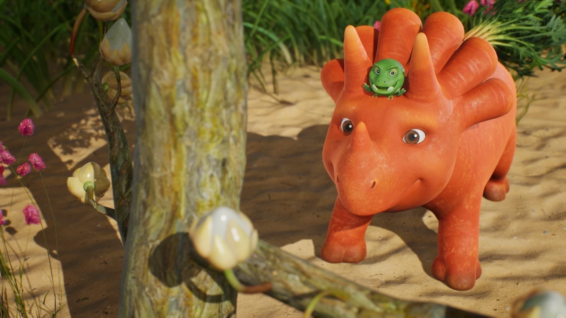Ginger and the Vegesaurs background