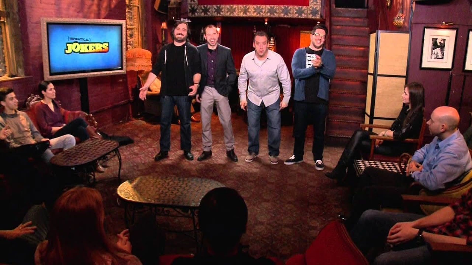 Impractical Jokers background