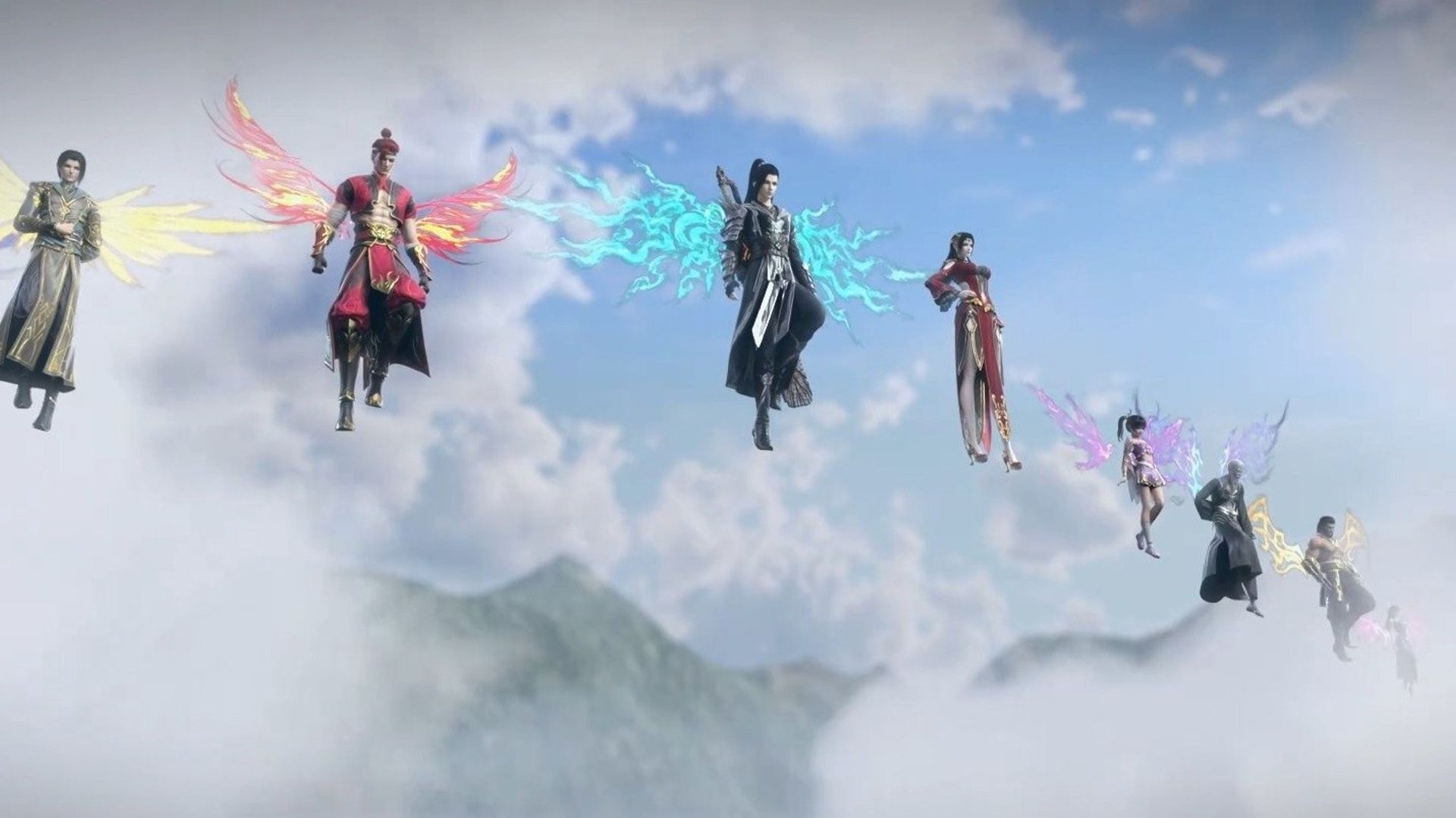 Battle Through the Heavens background