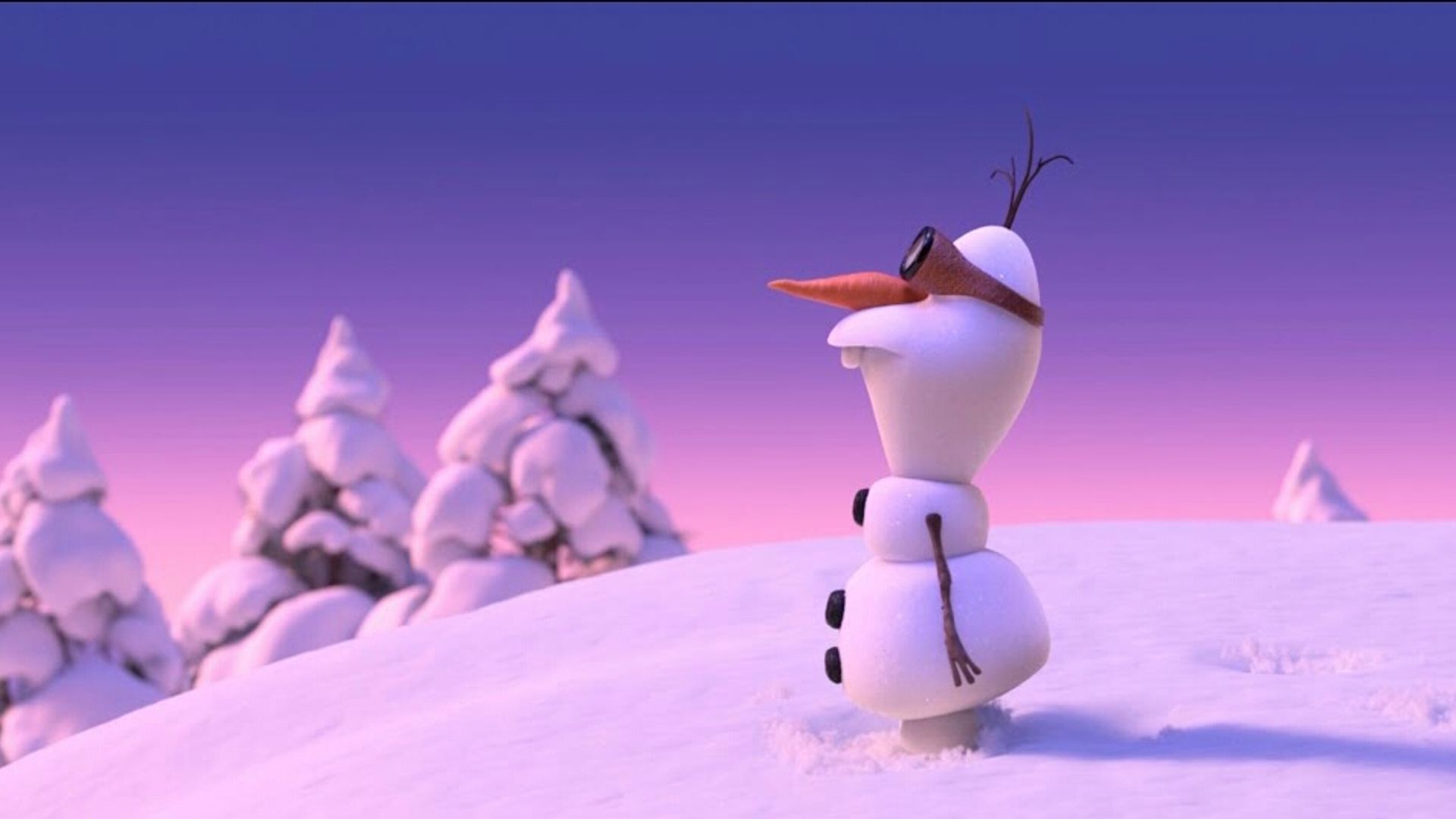 At Home with Olaf background