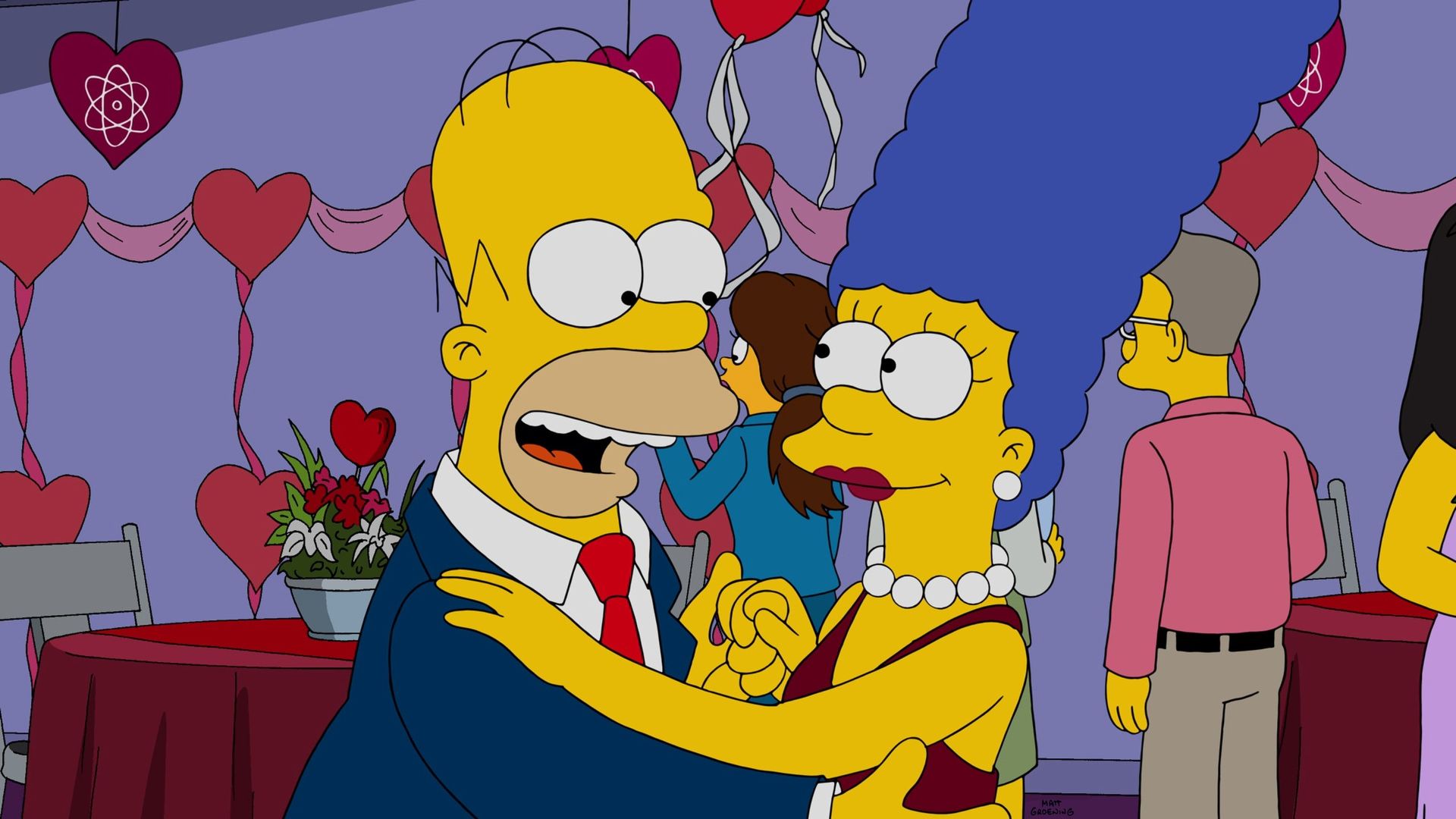 The Simpsons background