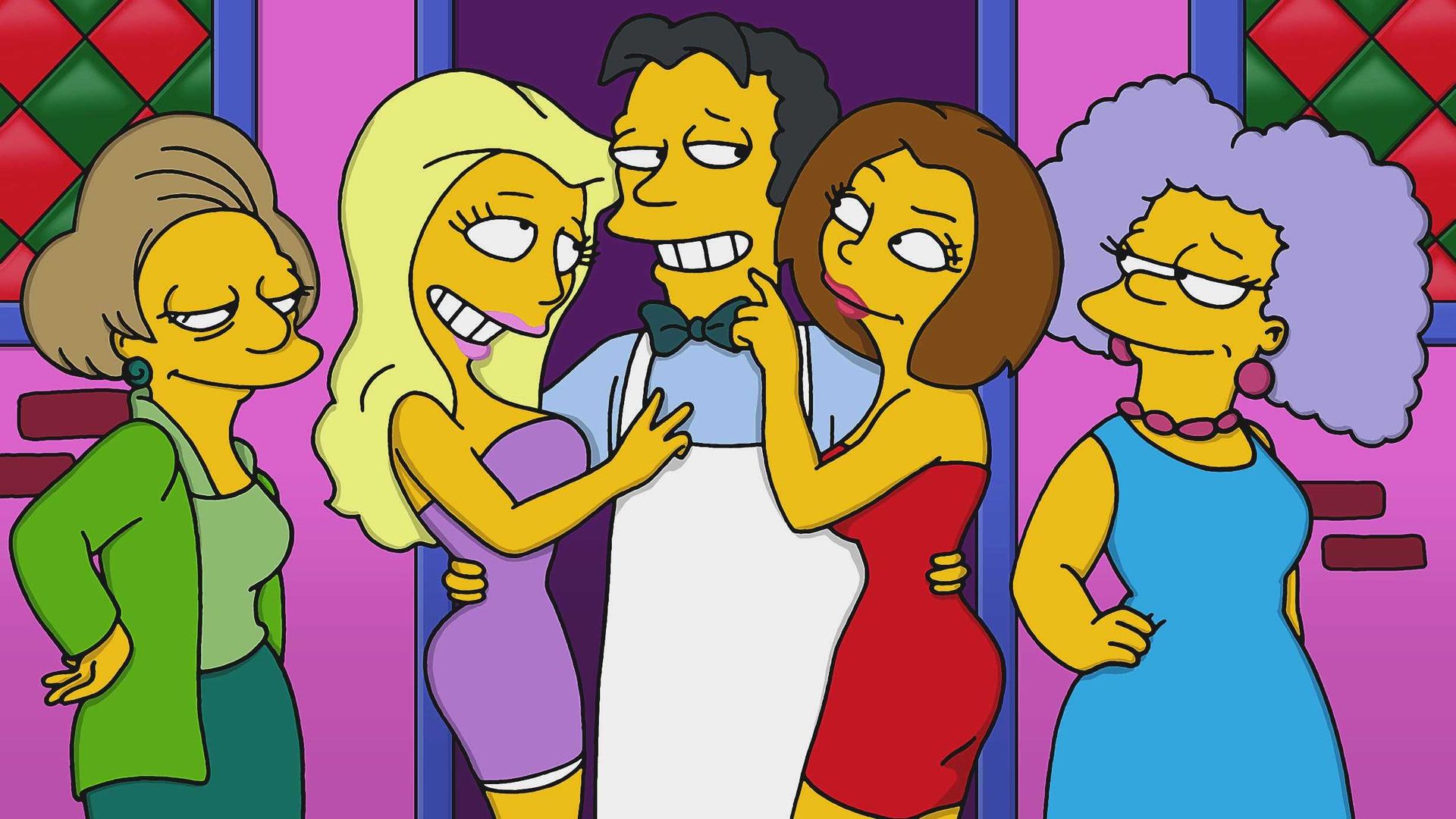 The Simpsons background