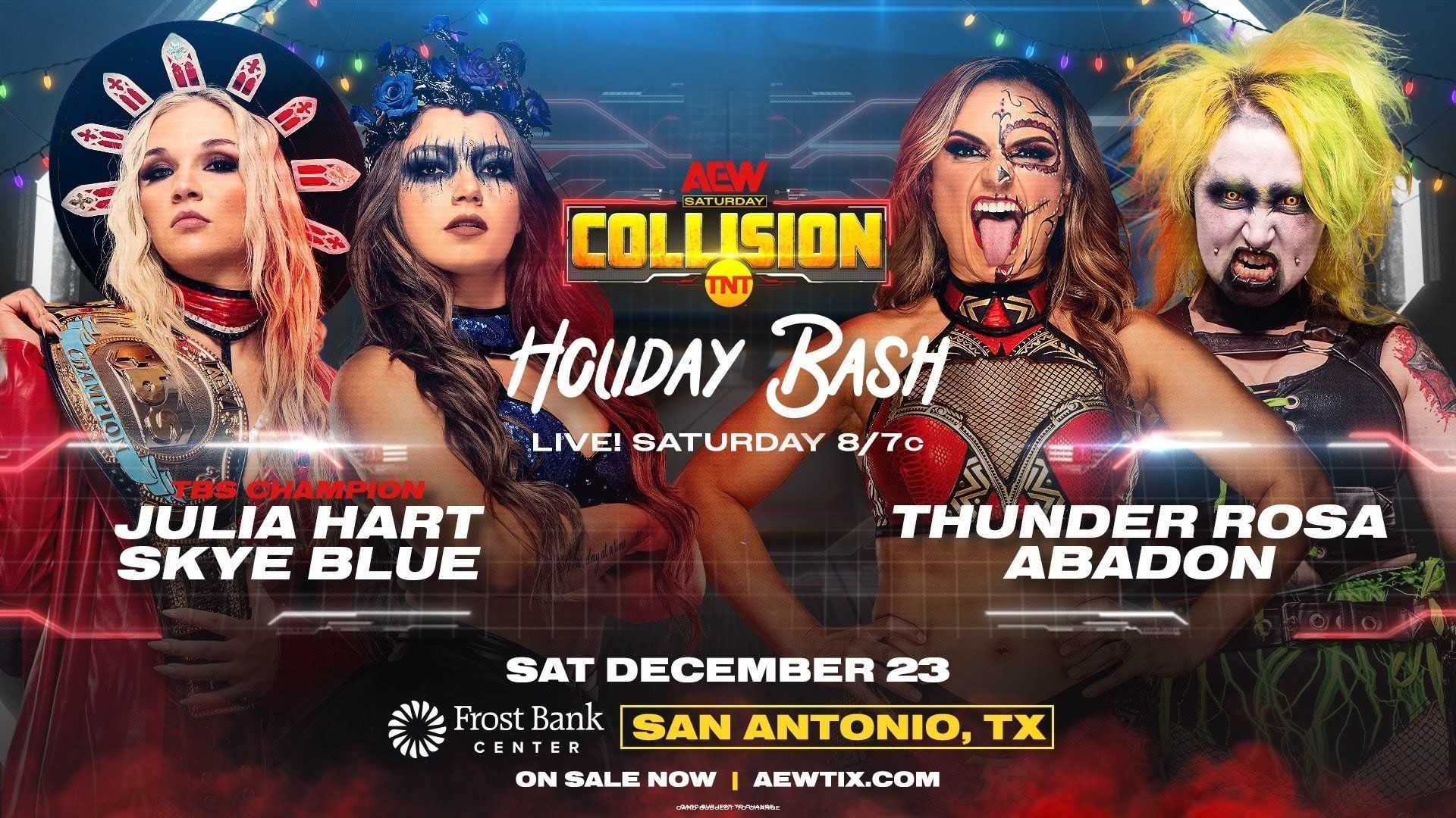 AEW Collision background