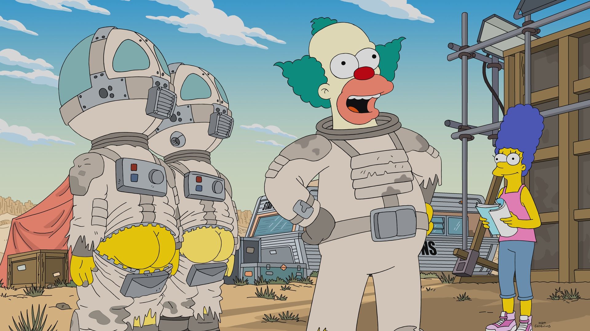The Simpsons background