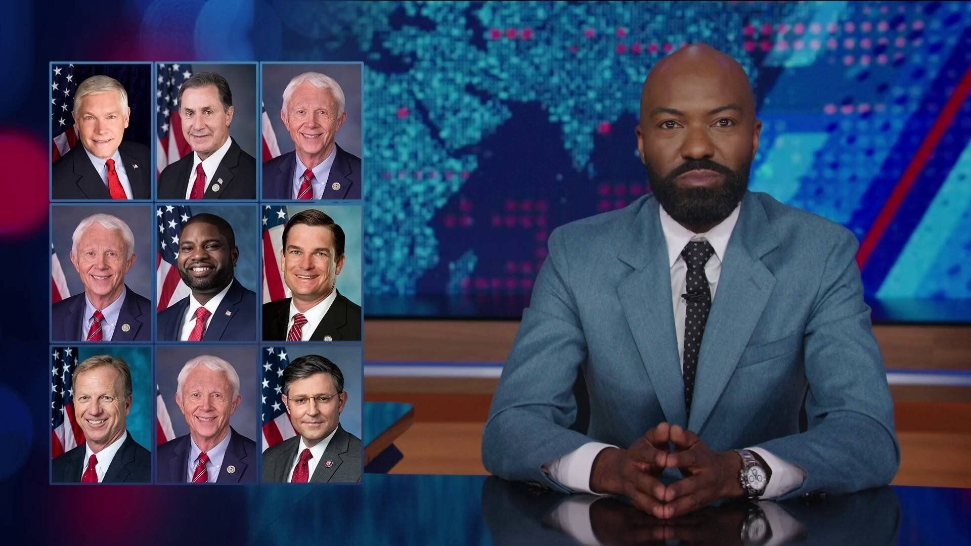 The Daily Show background