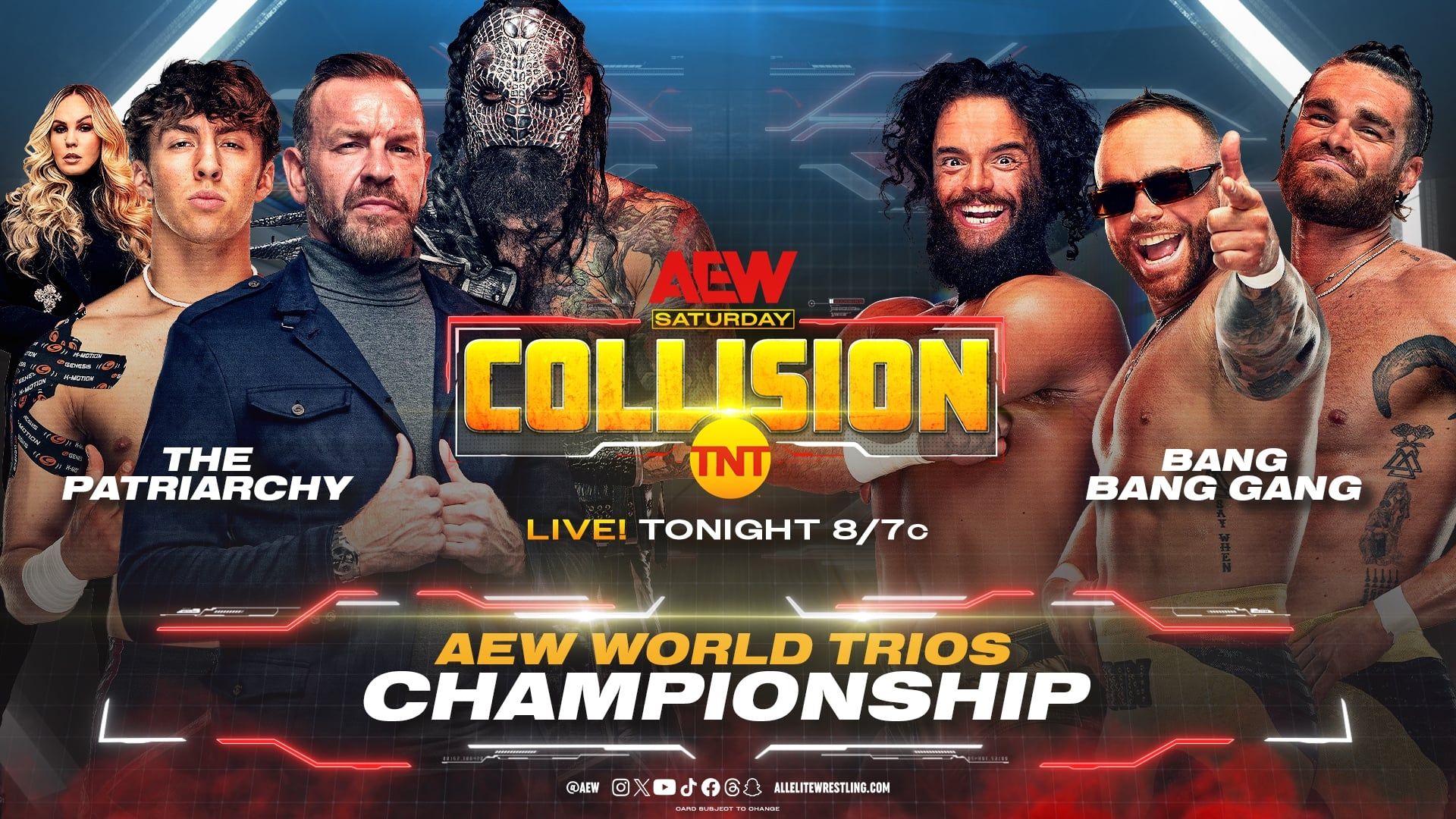AEW Collision background