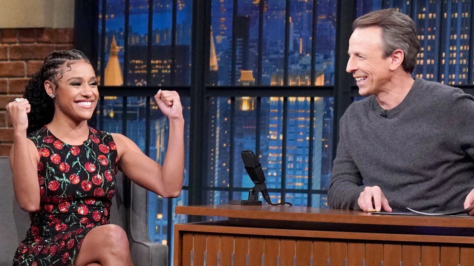 Late Night with Seth Meyers background