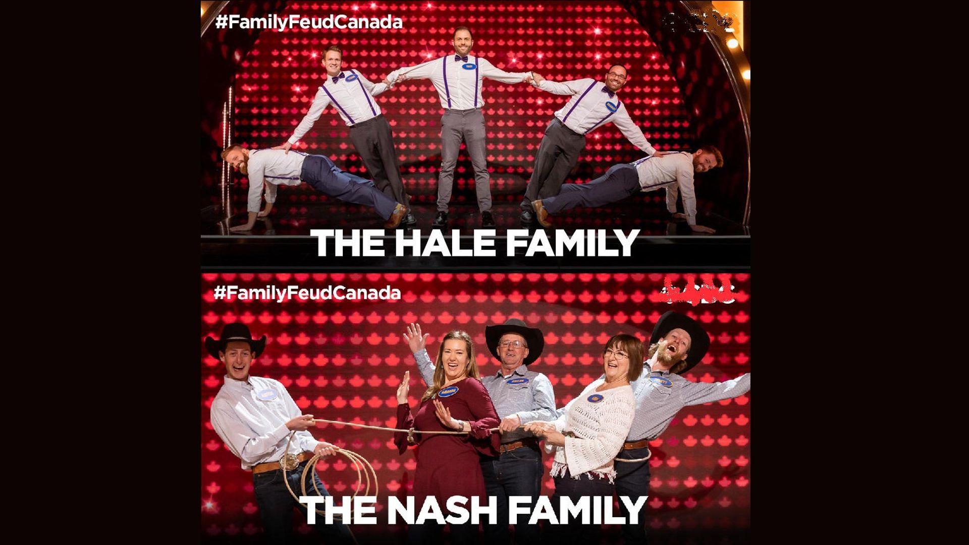 Family Feud Canada background