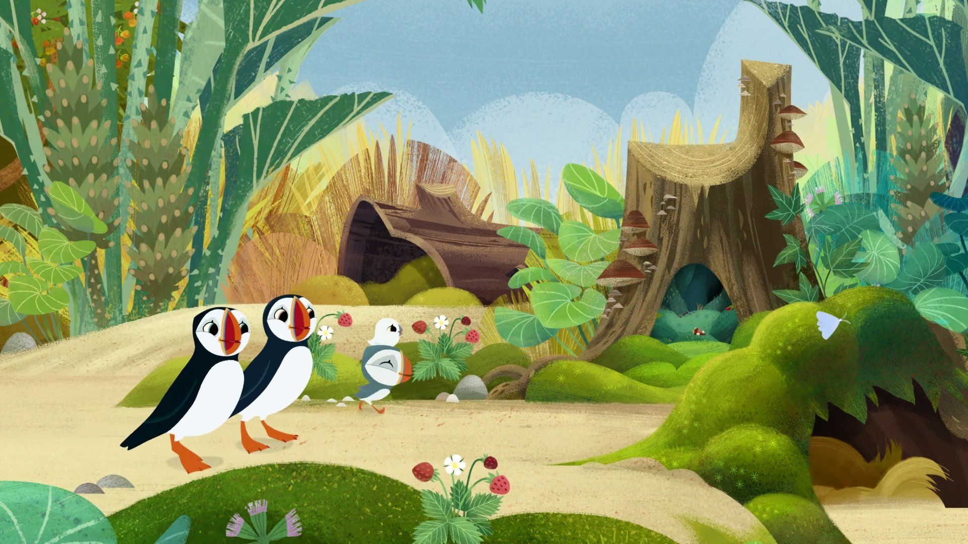 Puffin Rock background