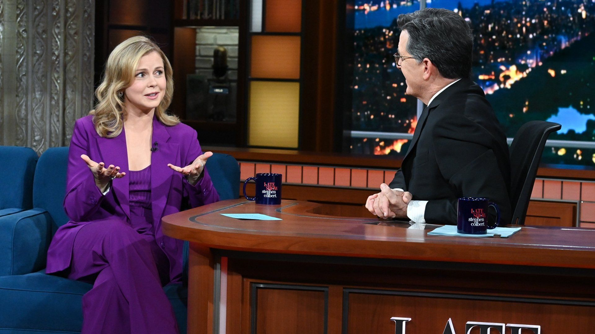 The Late Show with Stephen Colbert background