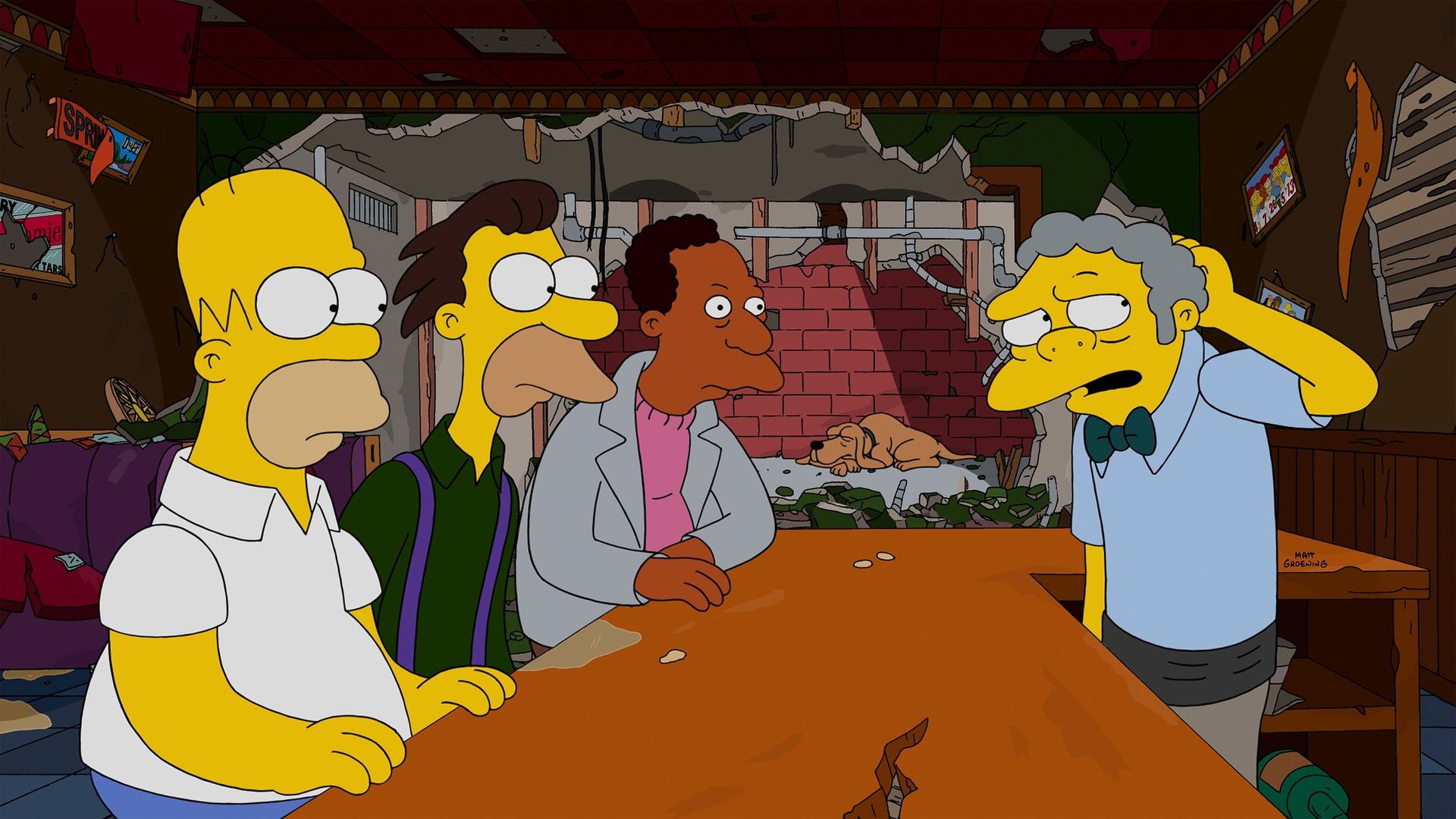 The Simpsons background
