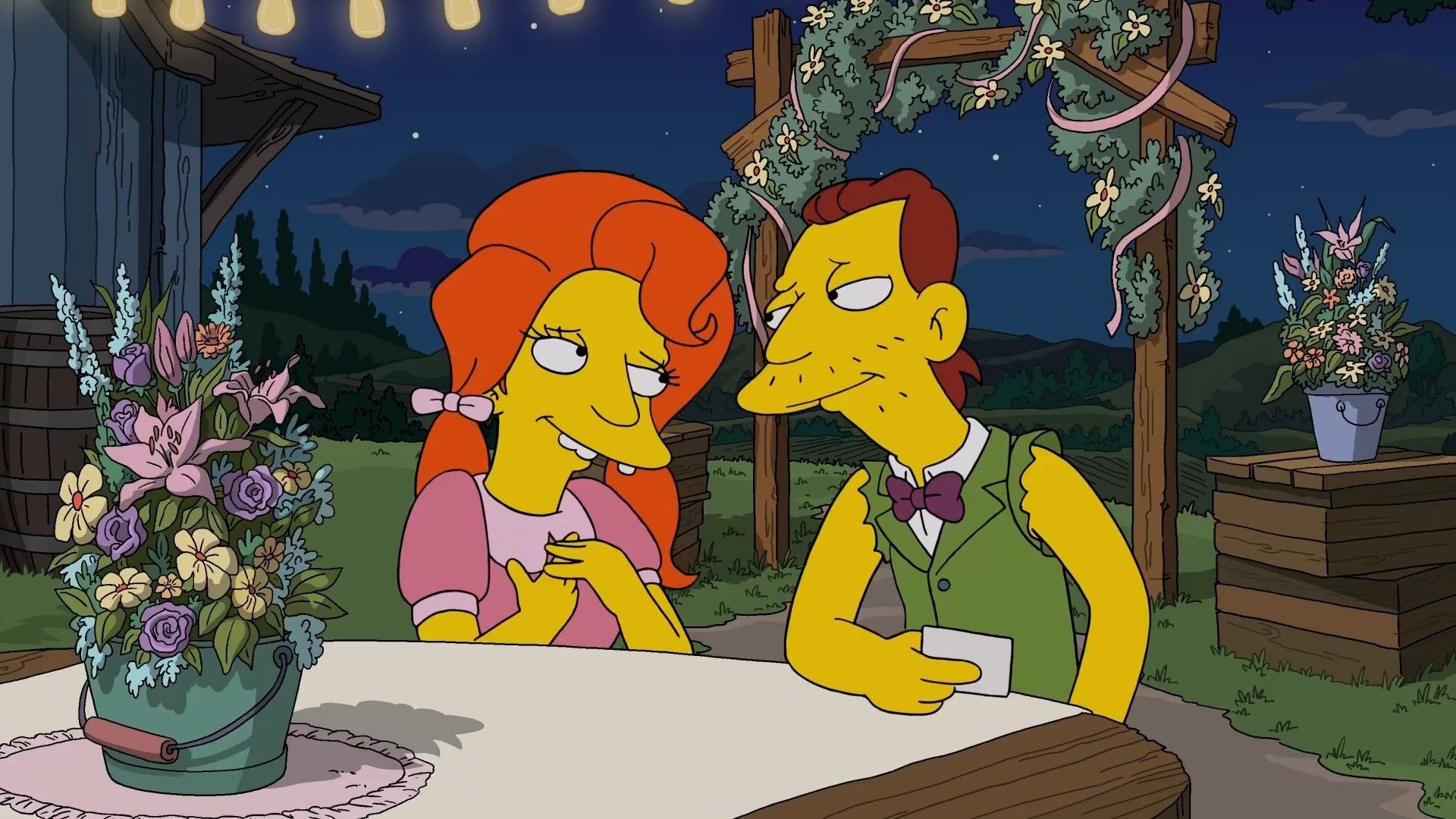 The Simpsons background