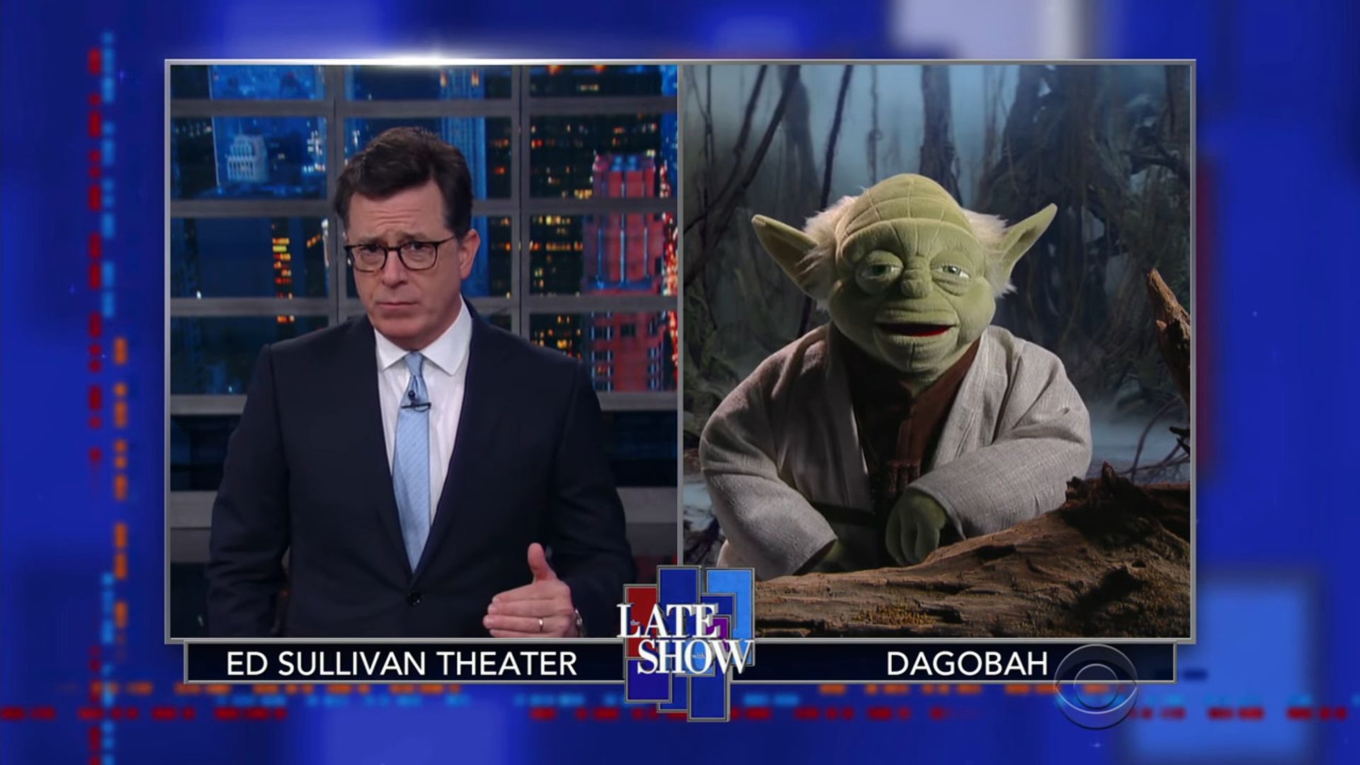 The Late Show with Stephen Colbert background