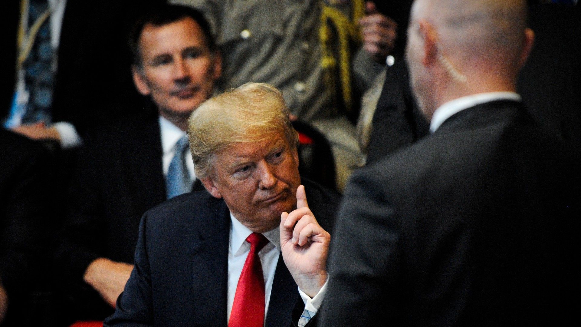 Trump Takes on the World background