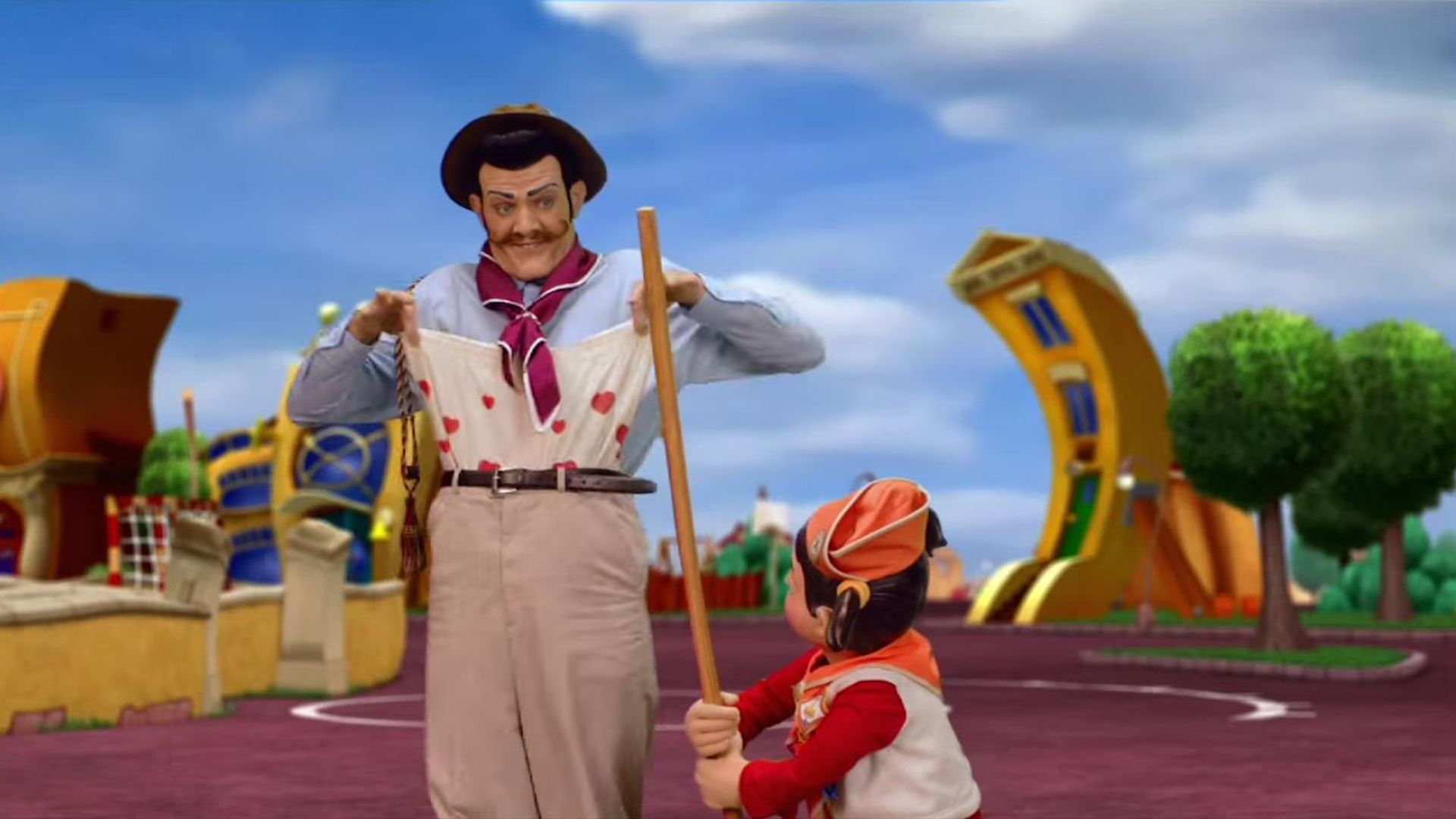 LazyTown background