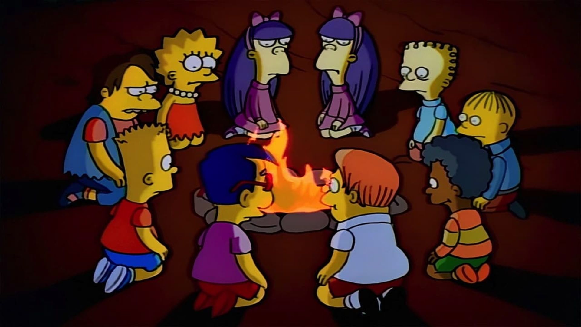The Simpsons background