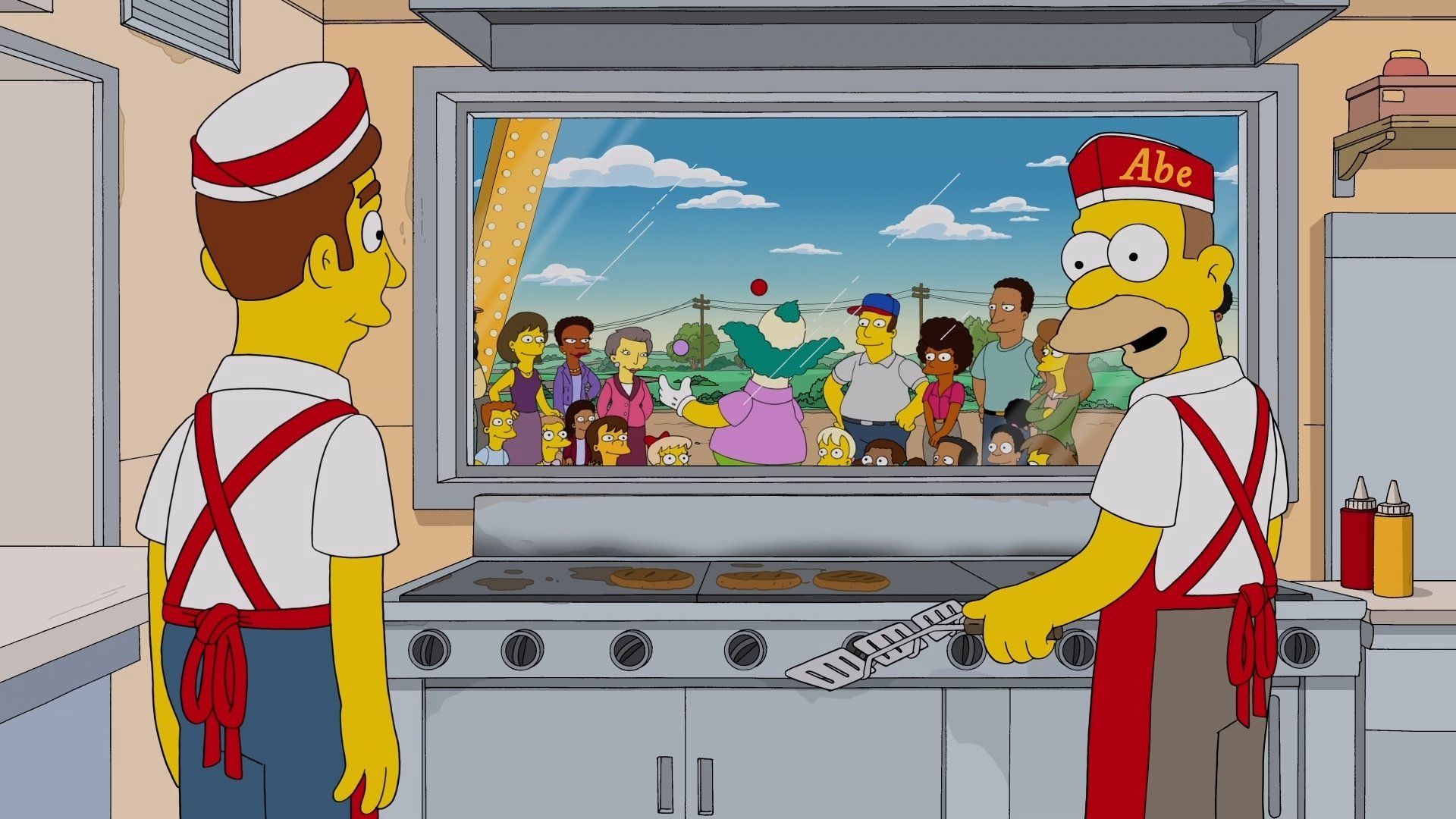The Simpsons background