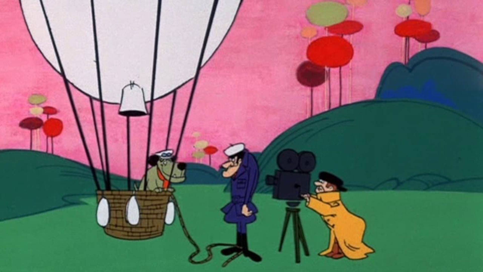 Dastardly and Muttley in Their Flying Machines background