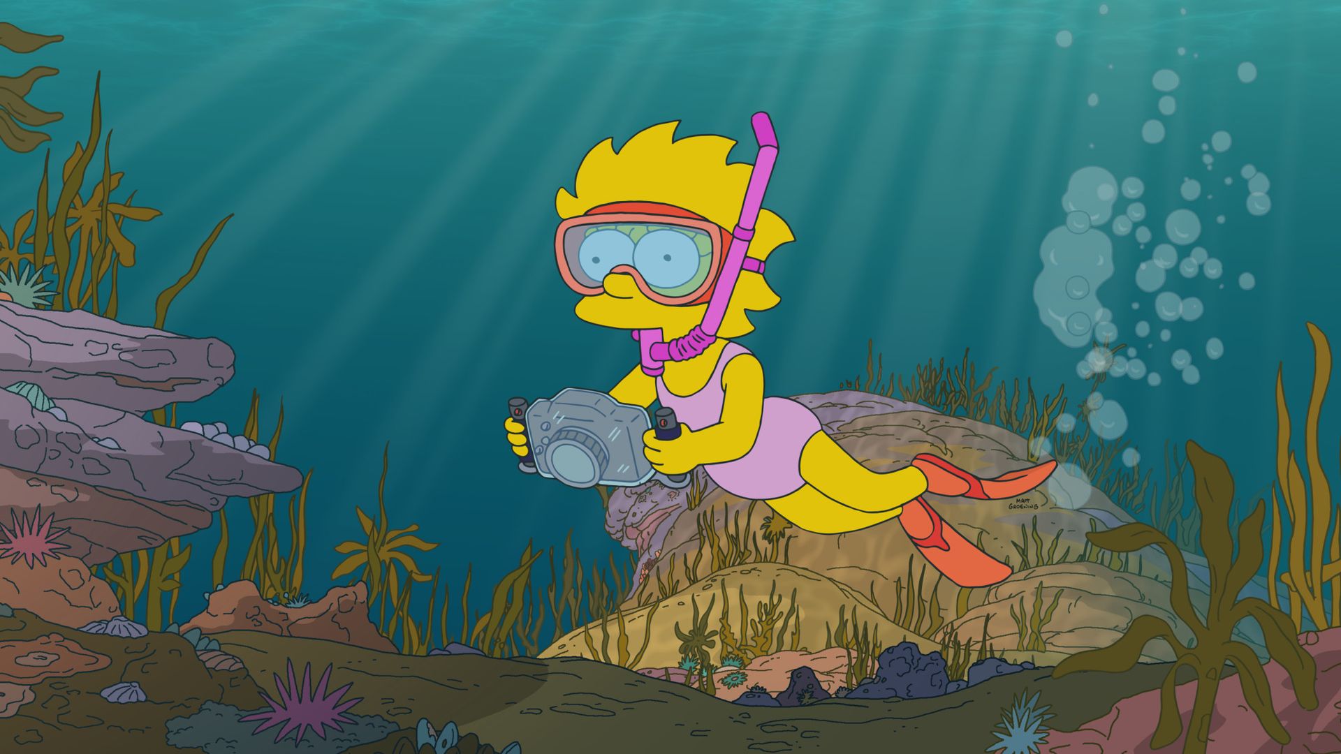 The Simpsons background