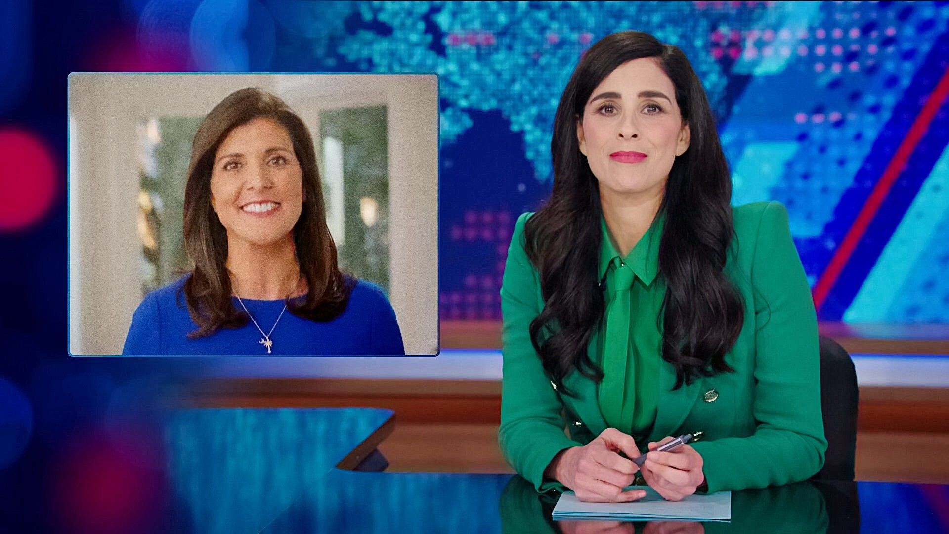 The Daily Show background
