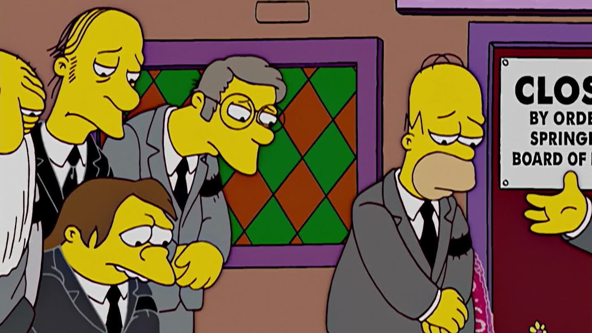 The Simpsons background