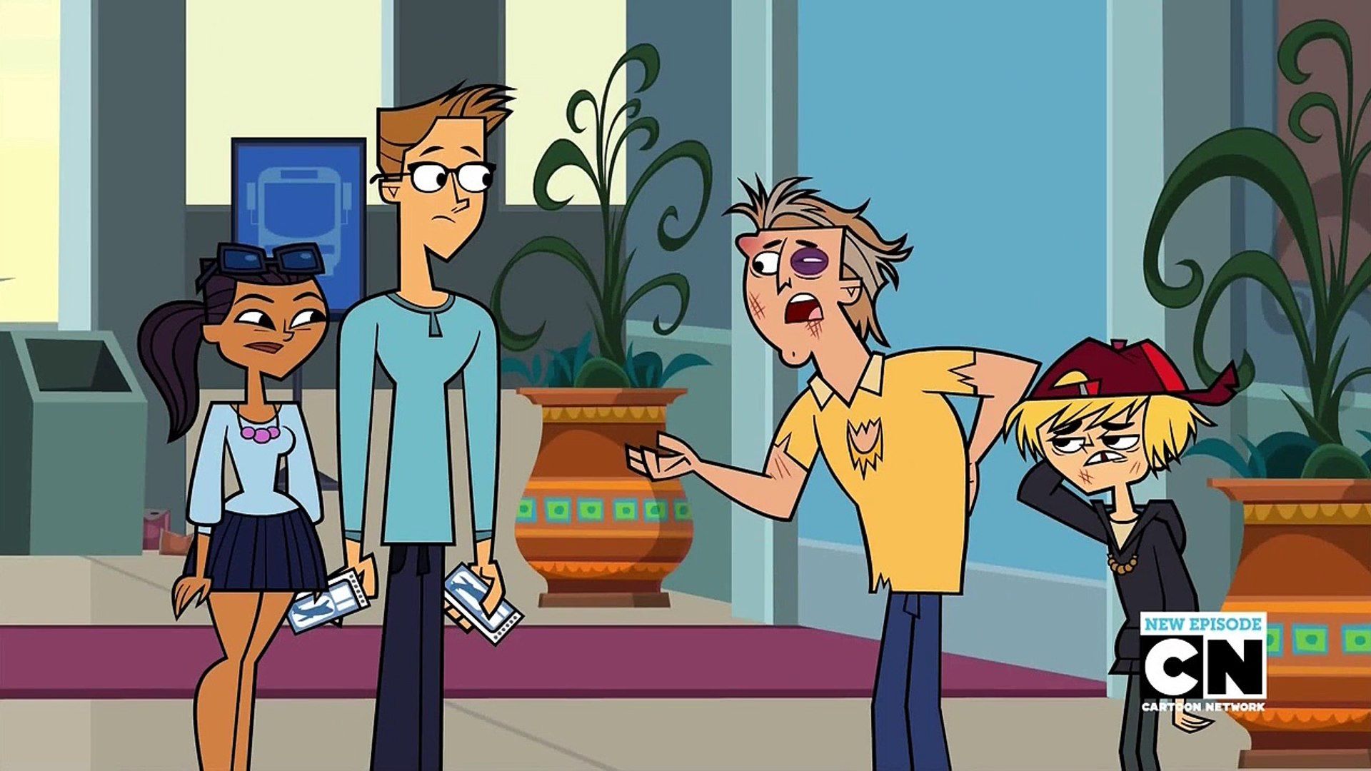 Total Drama Presents: The Ridonculous Race background