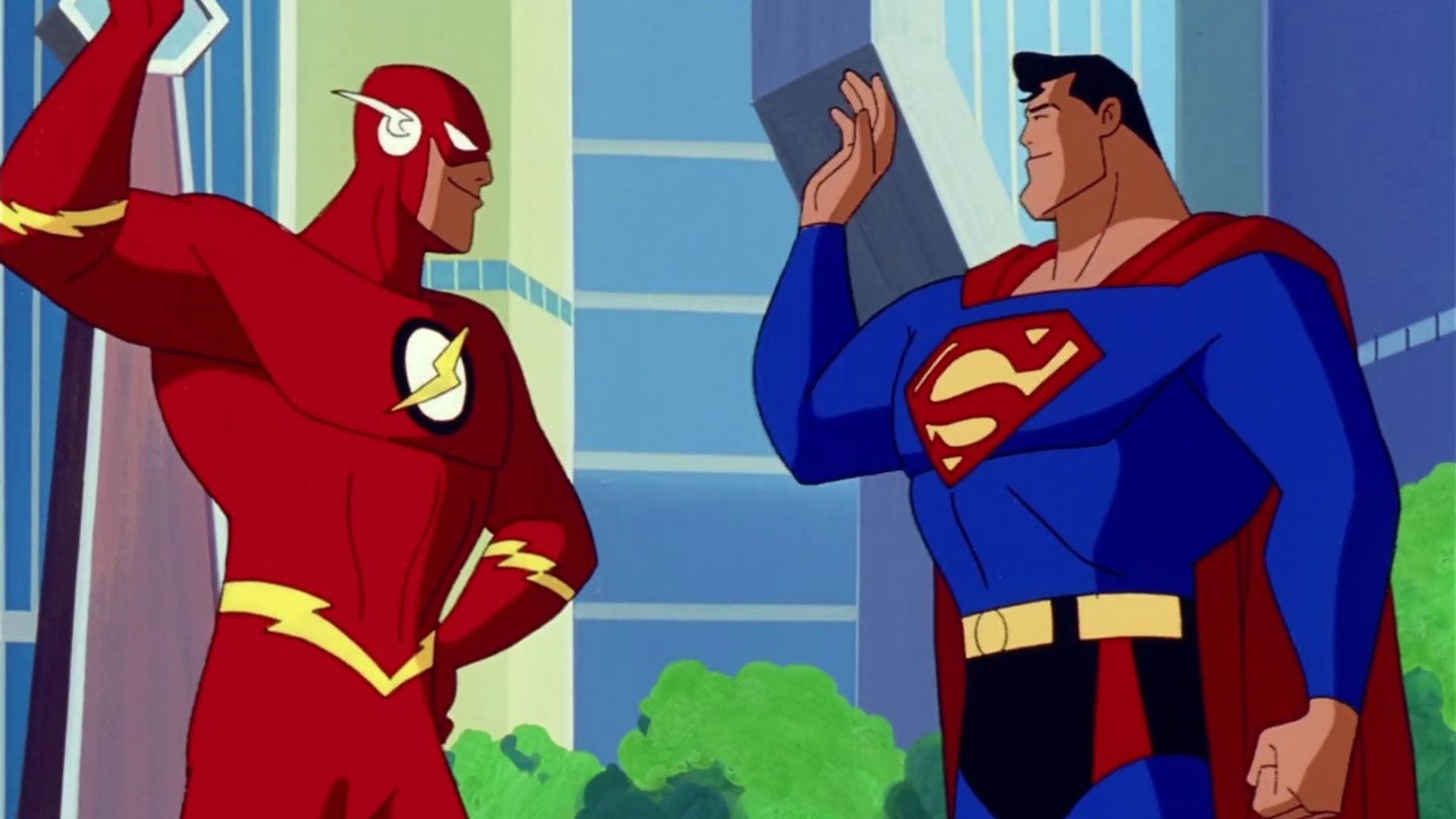 Superman: The Animated Series background