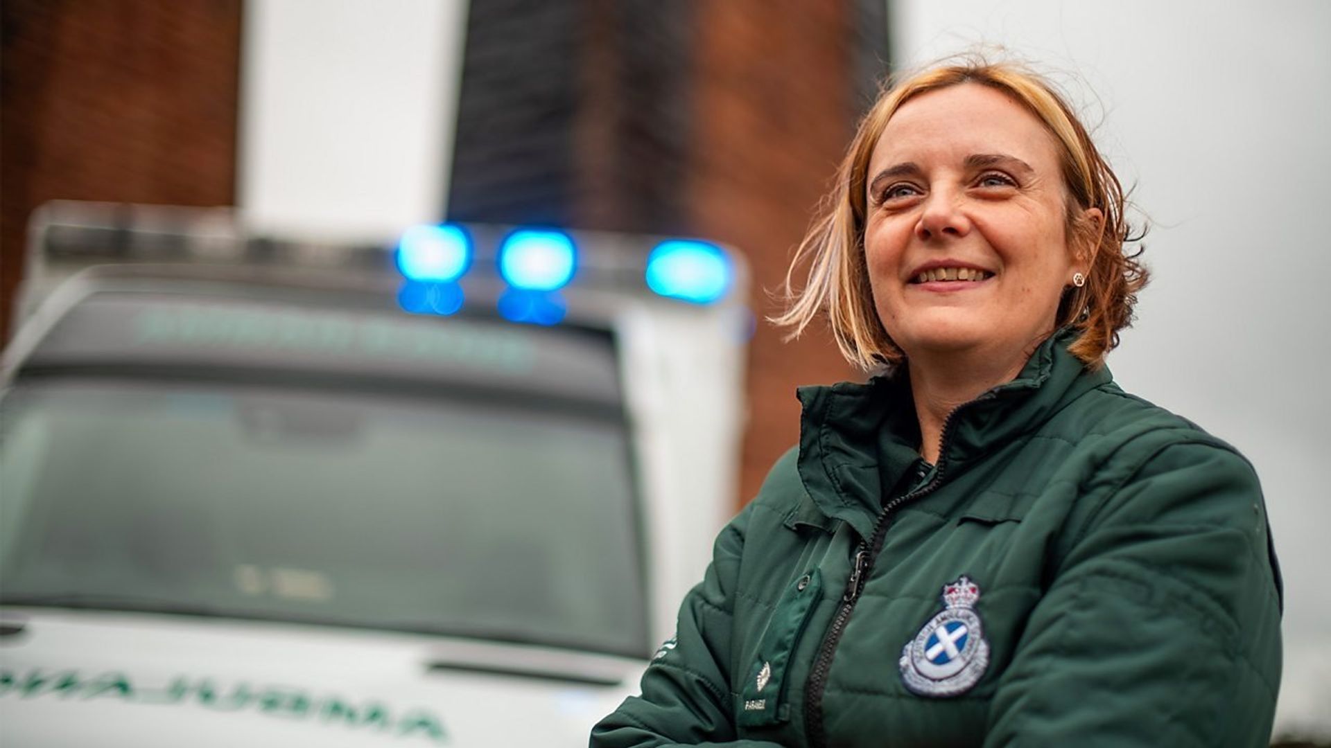 Paramedics on Scene background