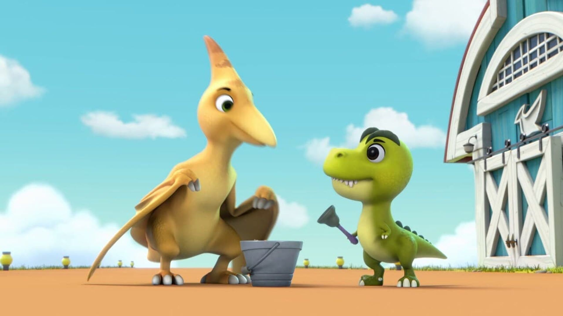 Dino Ranch background