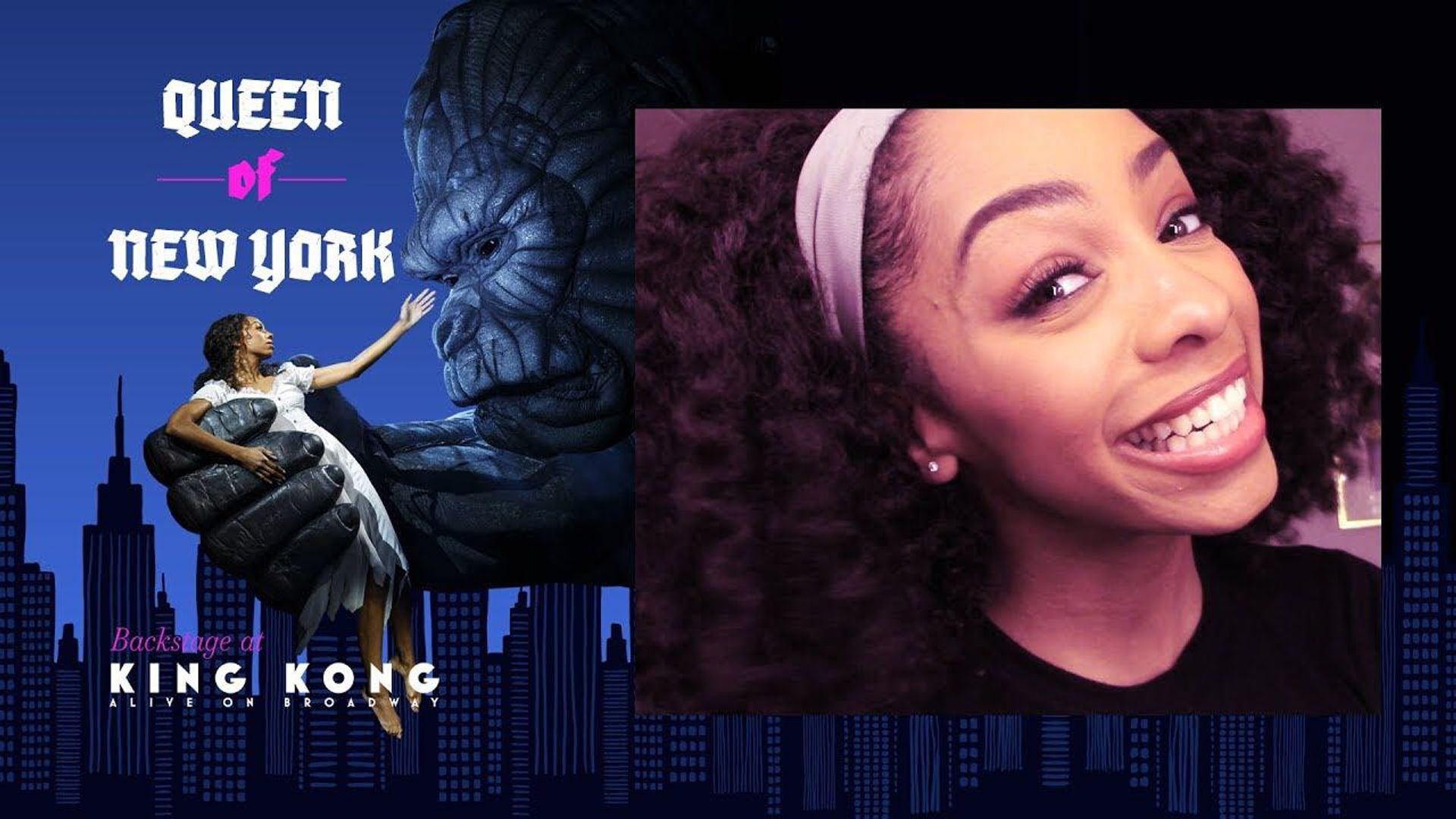 Queen of New York: Backstage at 'King Kong' with Christiani Pitts background