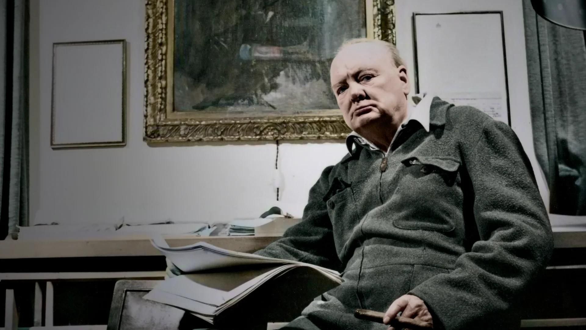 Churchill at War background
