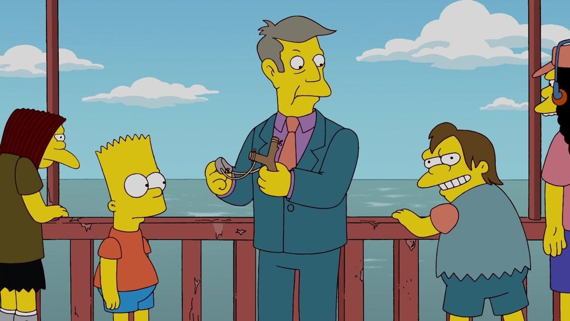 The Simpsons background