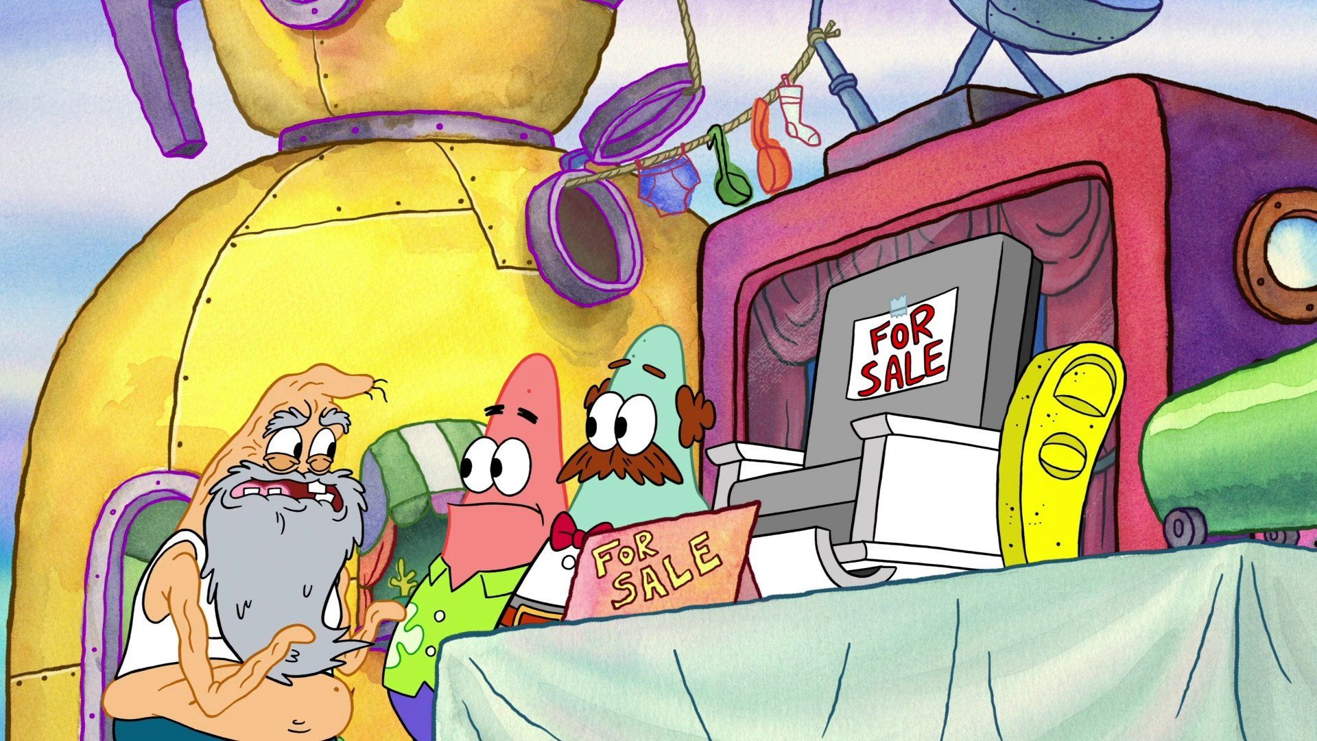 The Patrick Star Show background