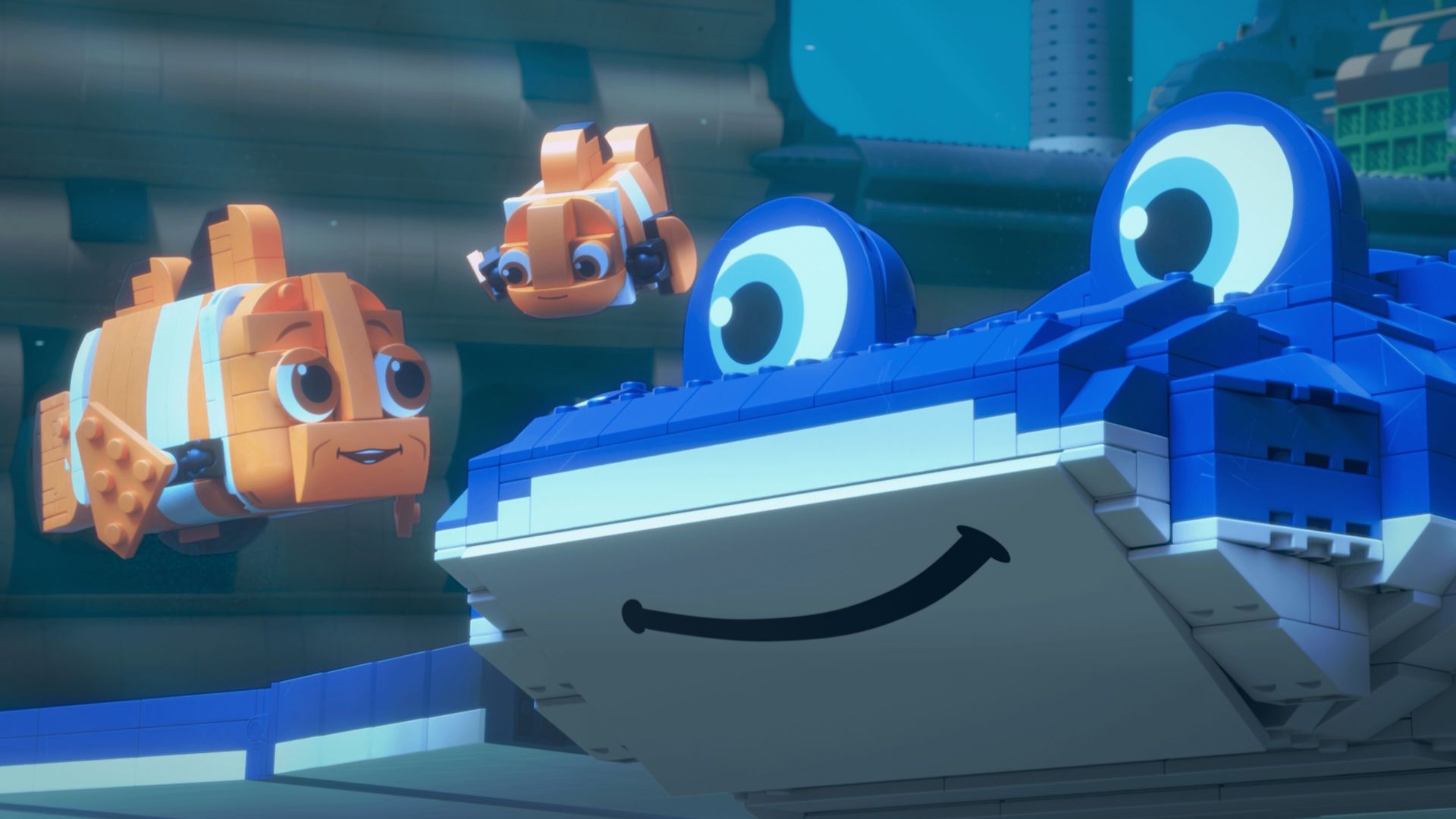 Lego Pixar: BrickToons background
