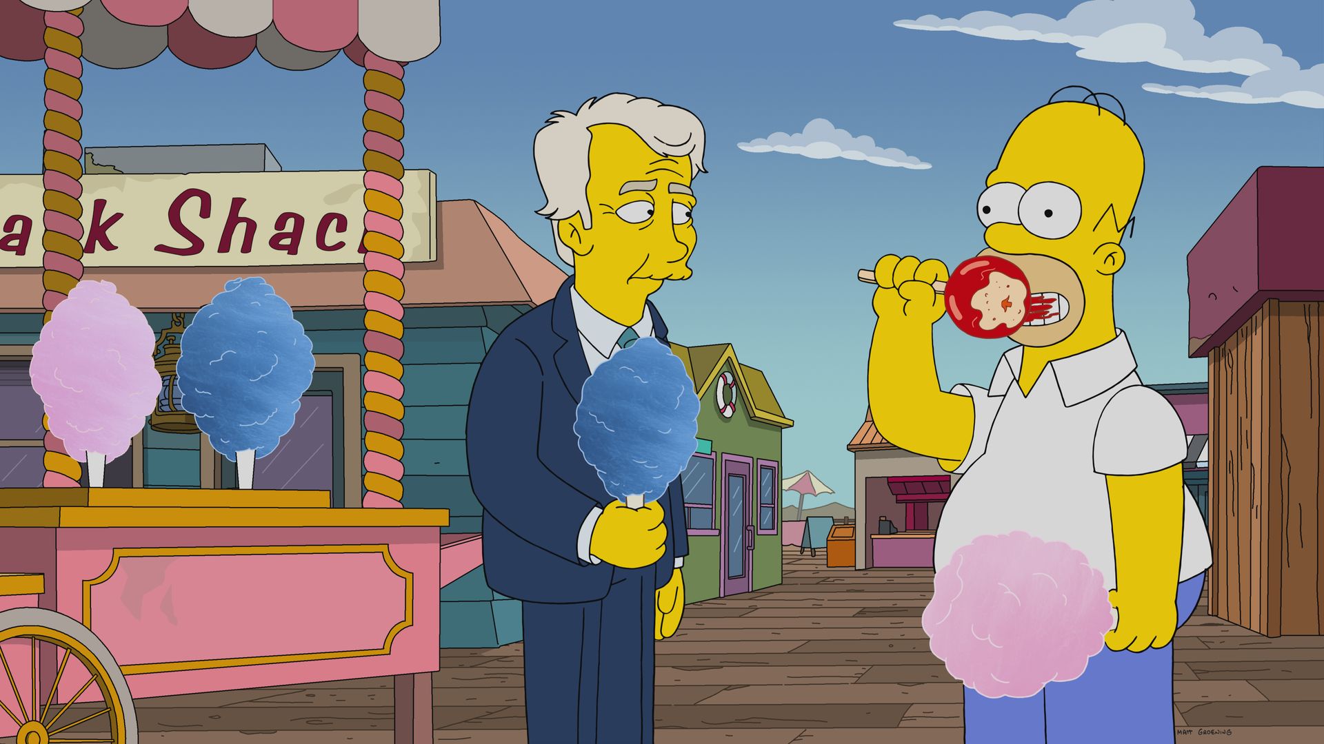 The Simpsons background