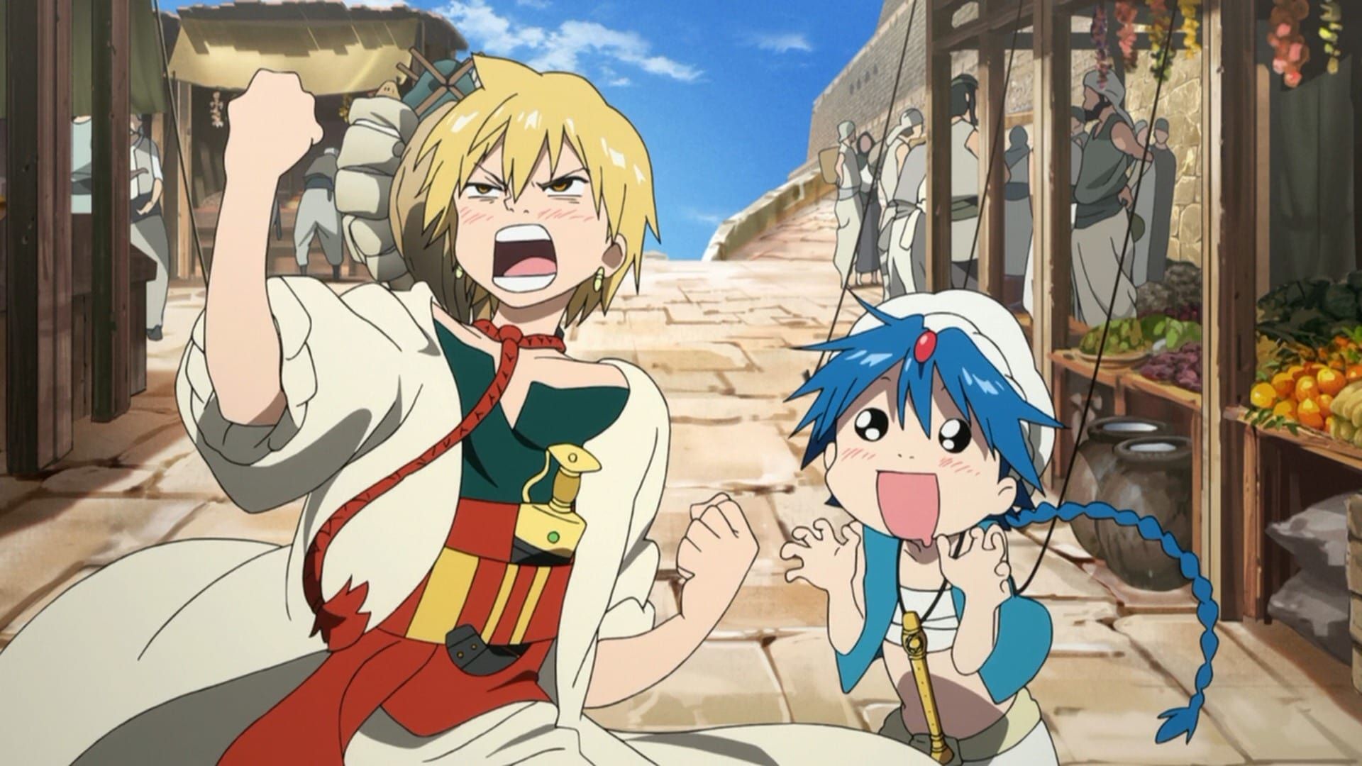 Magi: The Labyrinth of Magic background