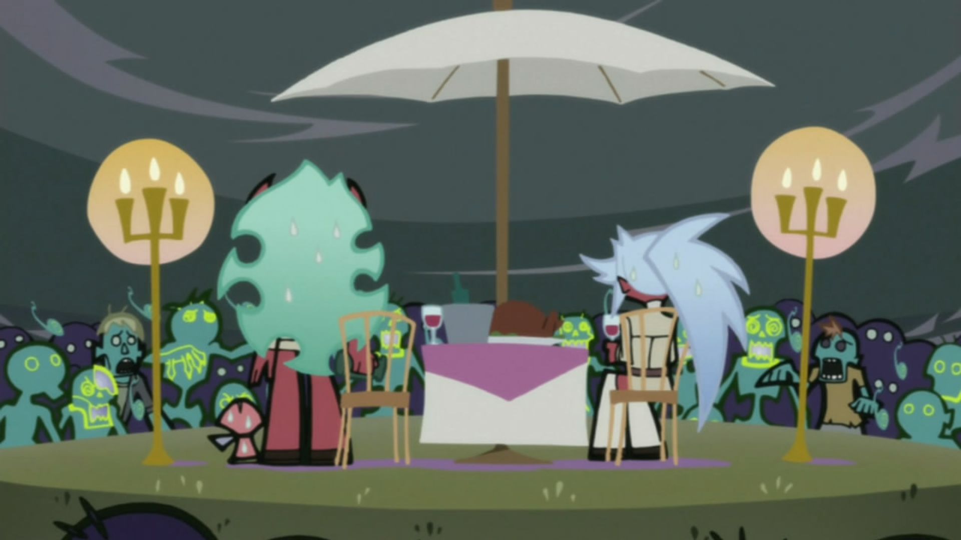 Panty & Stocking with Garterbelt background