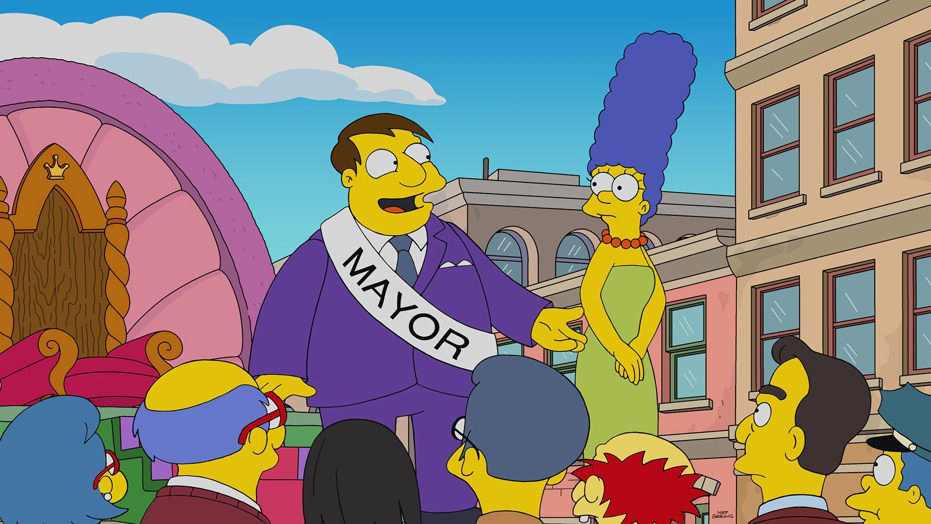 The Simpsons background