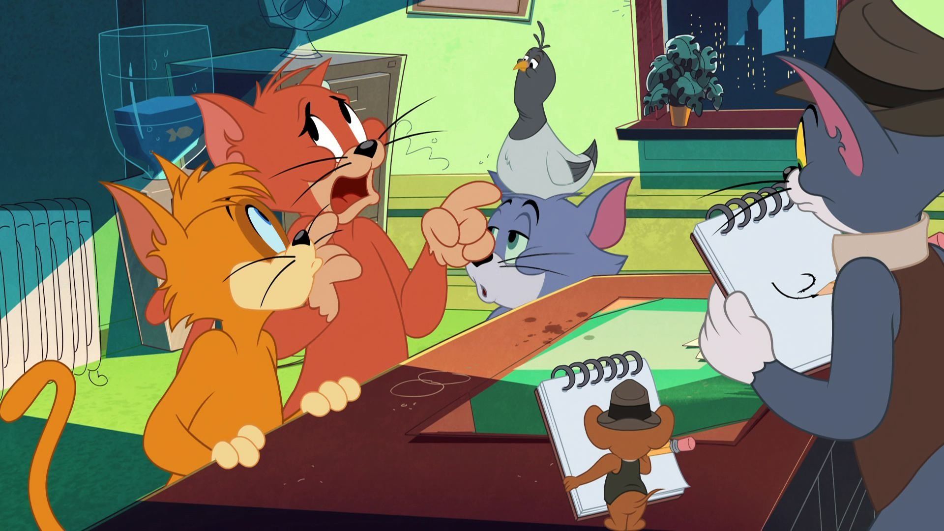 The Tom and Jerry Show background