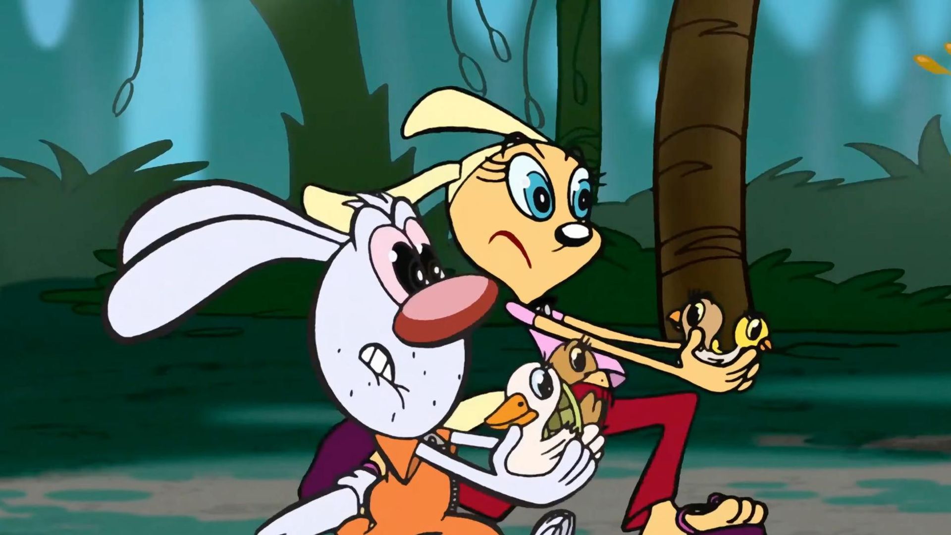 Brandy & Mr. Whiskers background