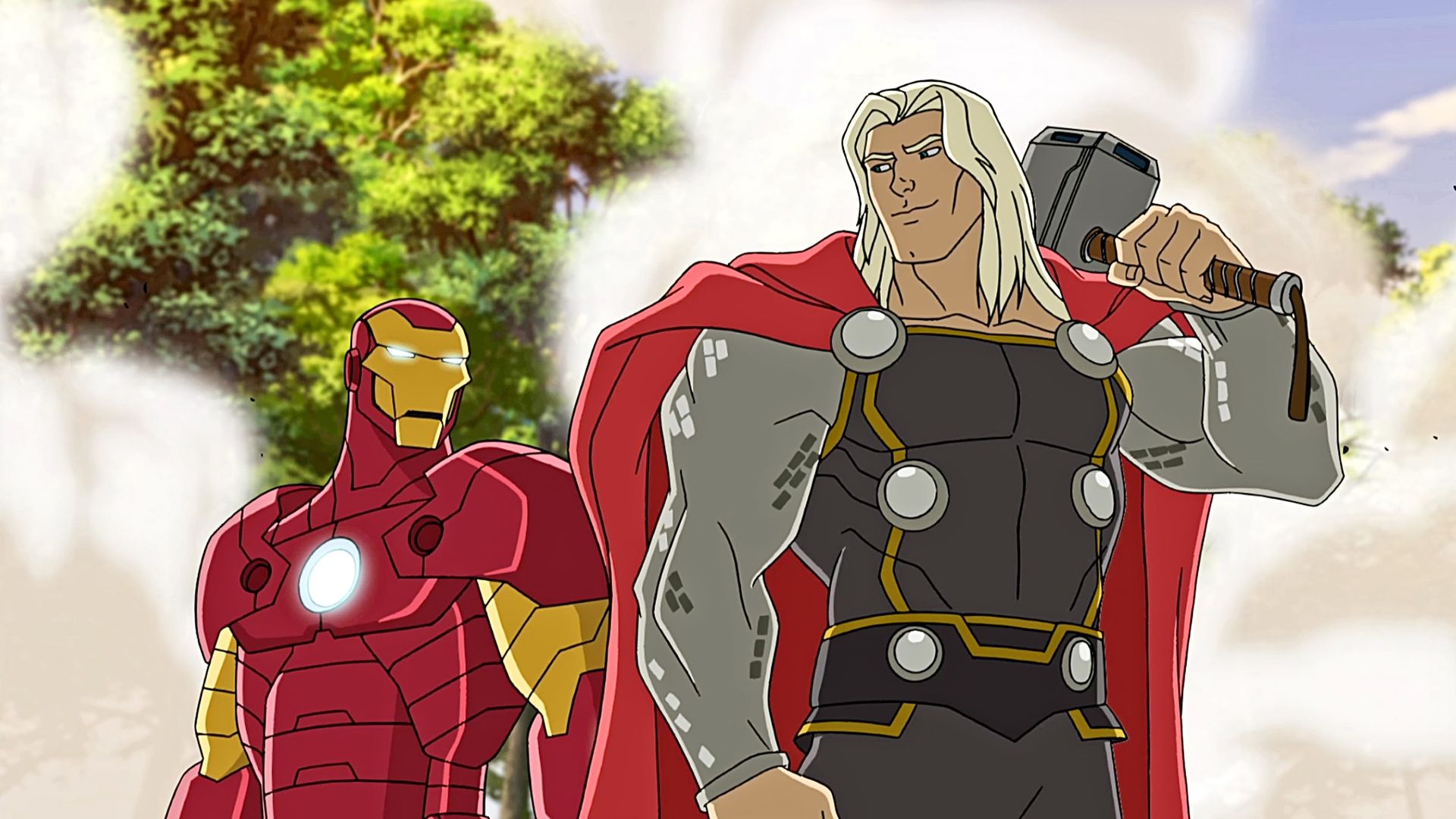 Avengers Assemble background