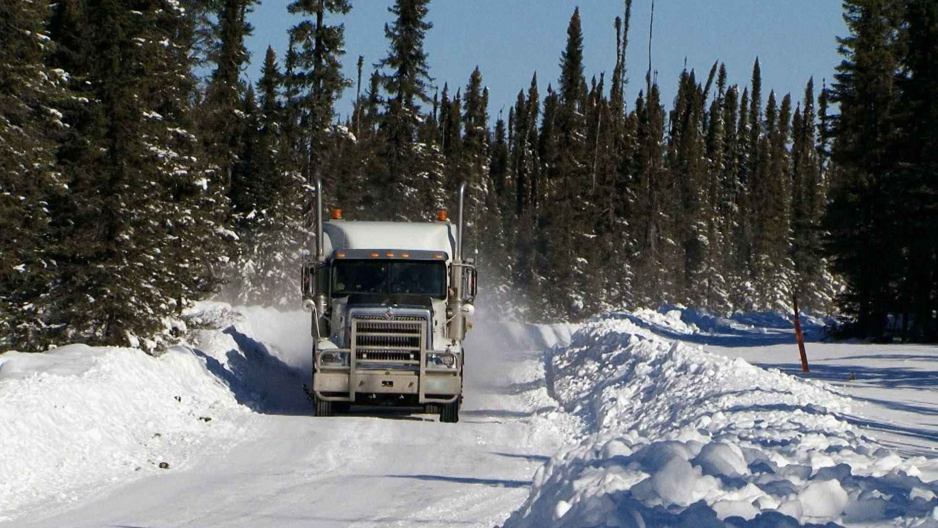 Ice Road Truckers background