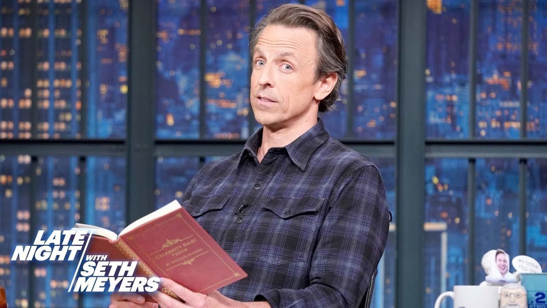 Late Night with Seth Meyers: Corrections" background