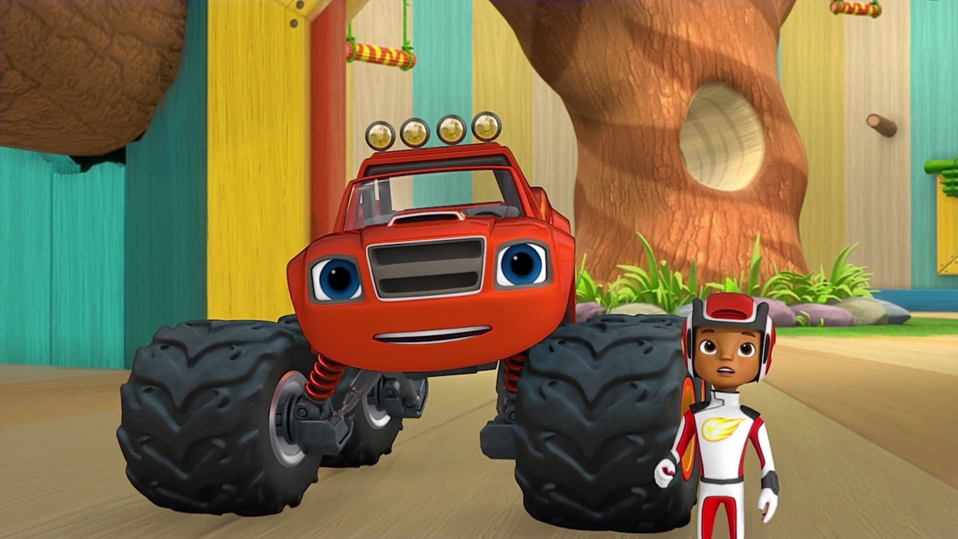 Blaze and the Monster Machines background