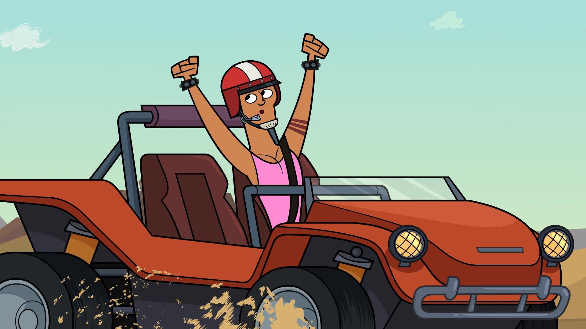 Total Drama Presents: The Ridonculous Race background