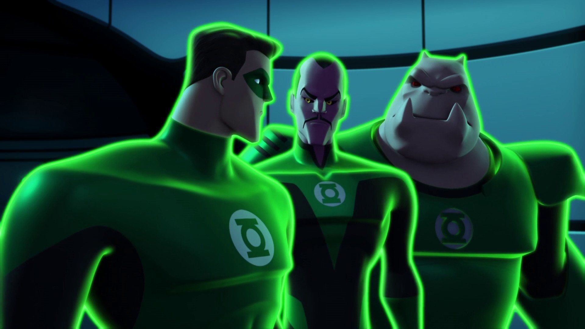 Green Lantern: The Animated Series background