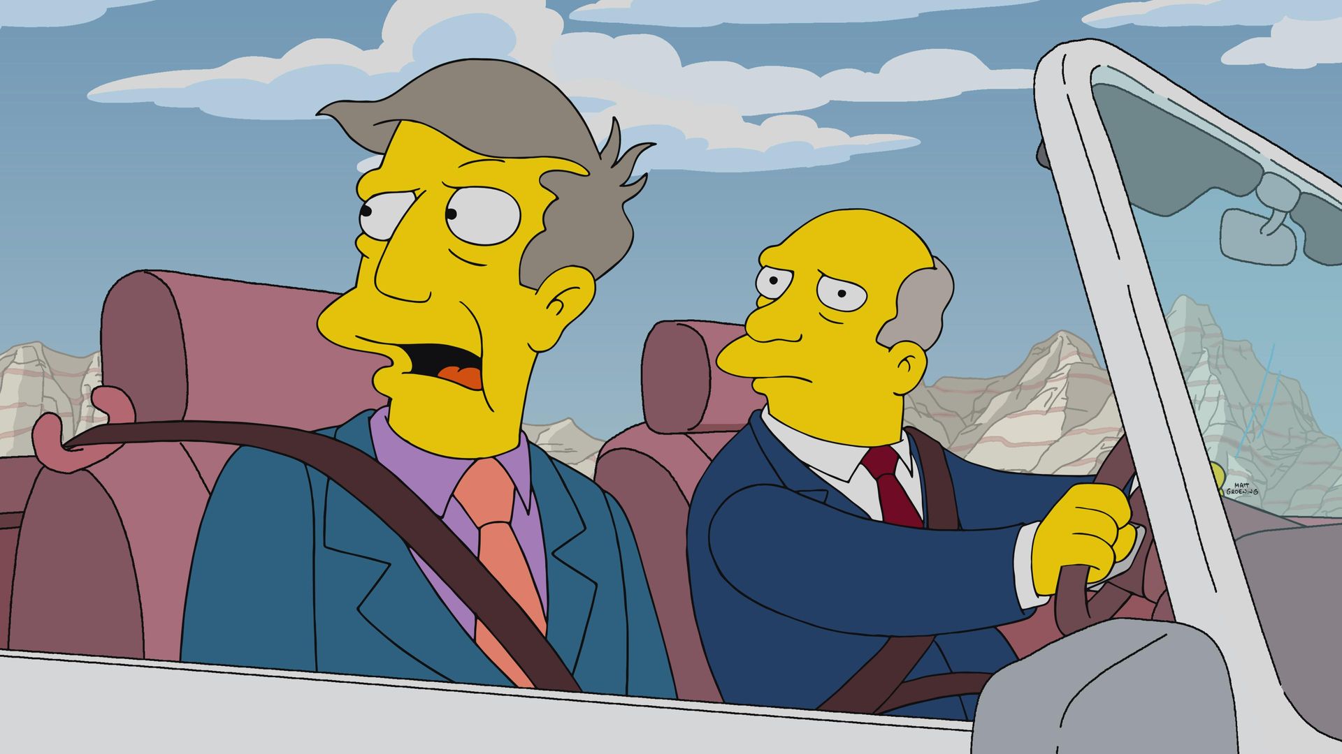 The Simpsons background