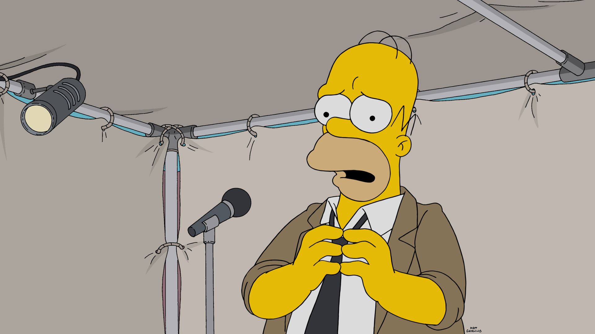 The Simpsons background