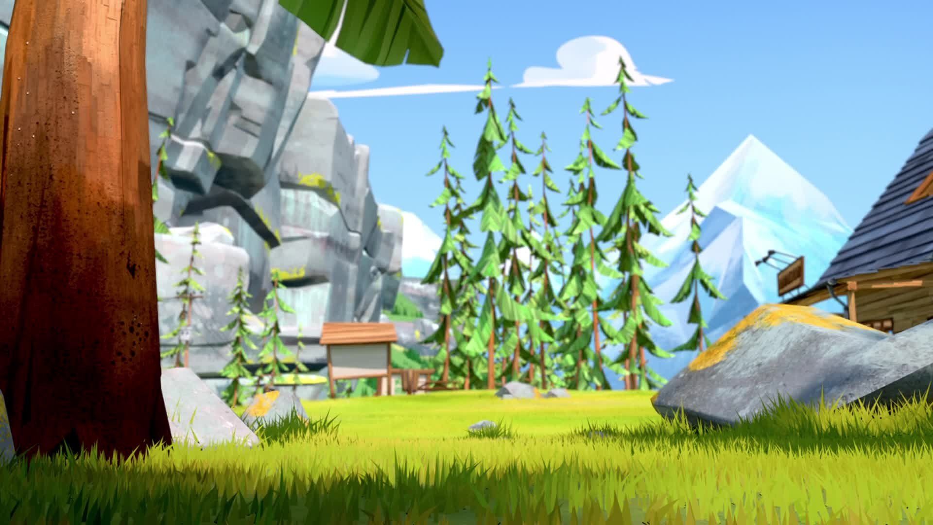Grizzy and the Lemmings background