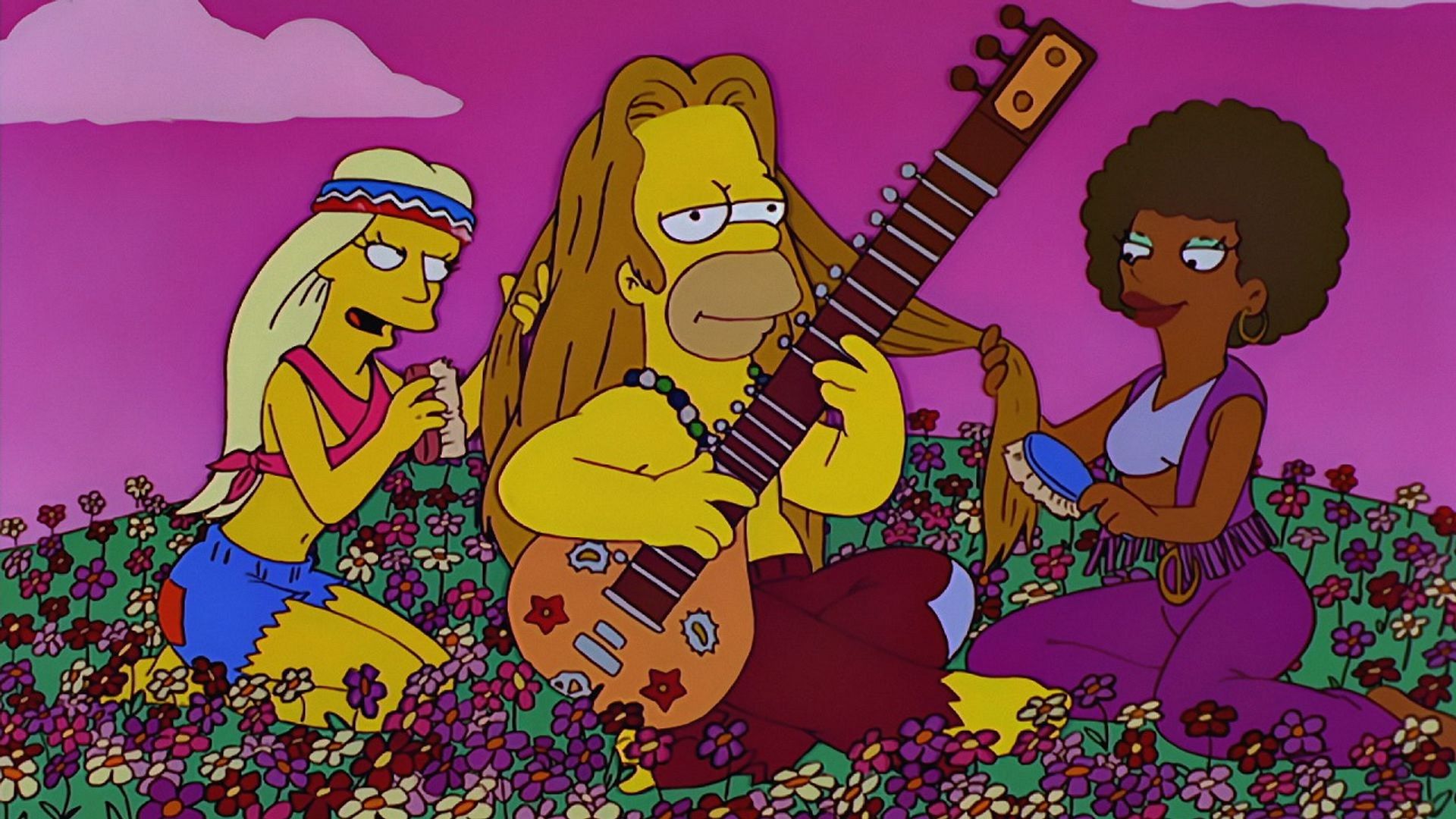 The Simpsons background